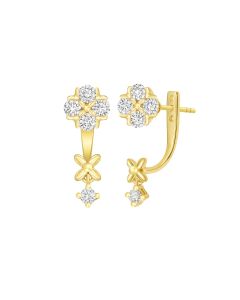Blossoming Diamond Earrings