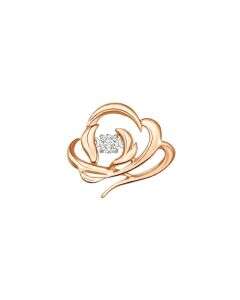 Whispering Bloom Rose Gold Pendant