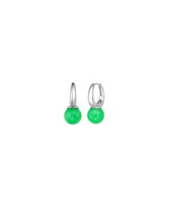 White Gold Drop Earrings
