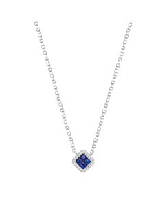 Prestigio Sapphire with Diamonds Necklace