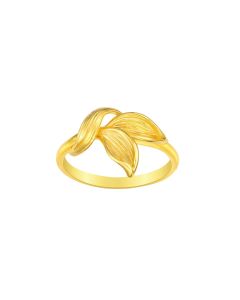 916 Gold Floral Rings