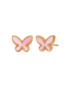 Semi-Precious Mother of Pearl Butterfly Earrings