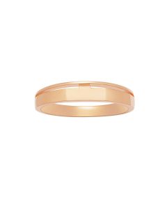 Rose Gold Crown Wedding Band (Male)