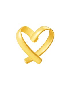916 Gold Heart Pendant