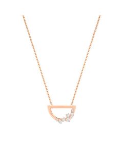 Half Moon Diamond Necklace