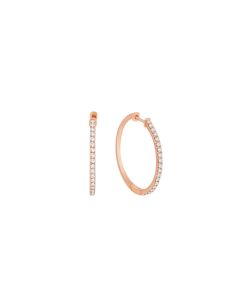 Rose Gold Hoop Earrings
