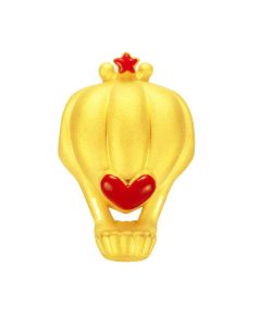 999 Gold Bao Bei Hot Air Balloon Charm