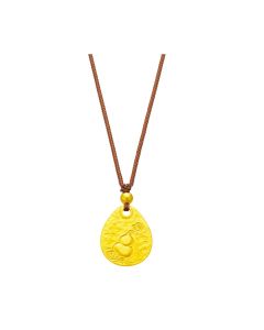 Gu Fa Jin Textured Gourd Necklace