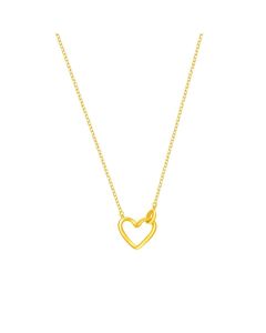 Connected Heart Necklace