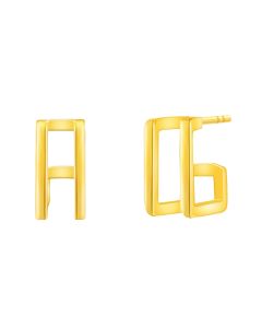 916 Gold Geometry Earrings