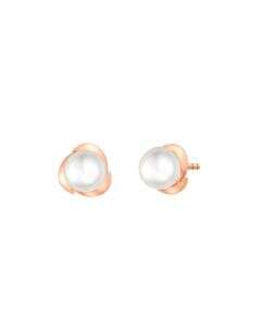 Rose Gold Trillium Earrings