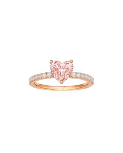 Pink Diamond Love Rings 