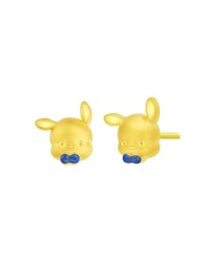 Pochacco Gold Earrings