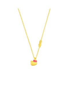 Hello Kitty Gold Necklace