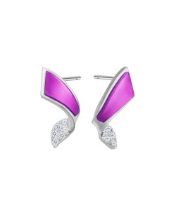 Mirage White Gold Earrings