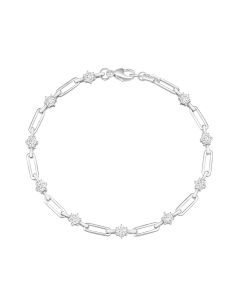 Interlink Diamond Bracelet