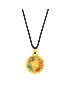 Gu Fa Jin Double Koi of Harmony Necklace