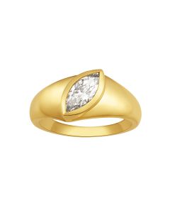 Signet Marquise Ring