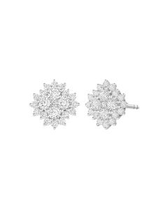 Diamond Snowflake Earrings