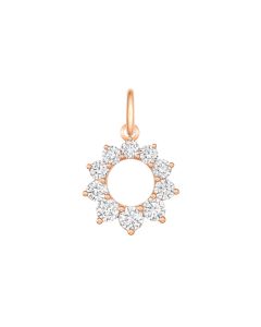 Lab-Grown Diamond Irradiant Sun Pendant