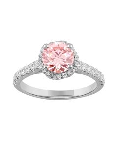 Blush Flower Diamond Ring