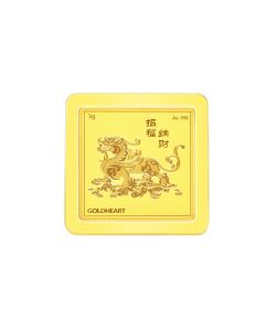 3g Auspicious Pi Xiu Gold Bar