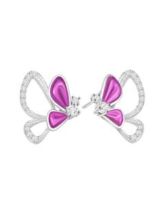 Diamond White Gold Monarch Earrings