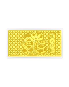 1G Flourishing Prosperity Gold Bar