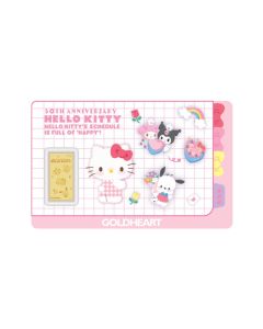 Hello Kitty 50th Anniversary Celebration Happiness Gold Bar