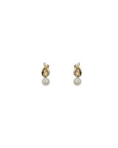 Rose Gold Twist Earrings