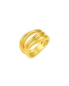 Layered Contour Ring
