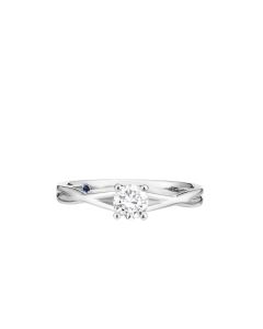 Twist Band Diamond Ring