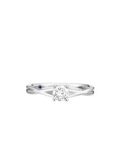 Twist Band Diamond Ring