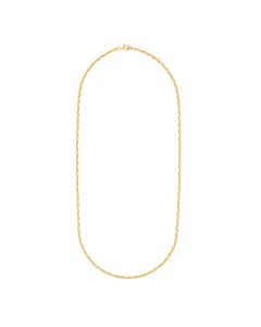 Yellow Gold 55cm Anchor Chain