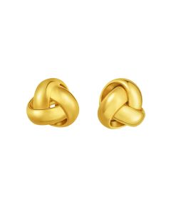 916 Gold Knot Earrings