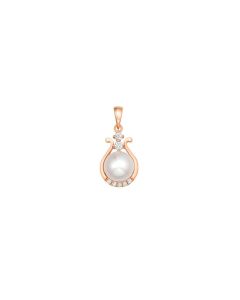 Pearl with Diamonds Pendant