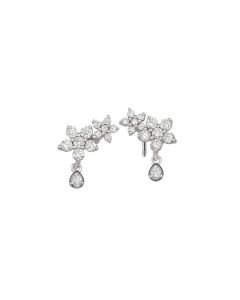 Floral Diamond Earrings