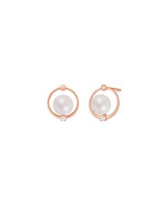 Circle Diamond Earrings