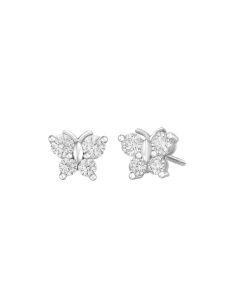 Diamond Butterfly Earrings