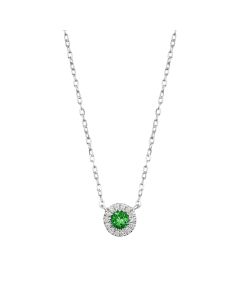 Emerald with Diamond Necklace
