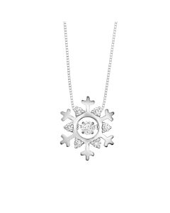 Snowflake Diamond Pendant