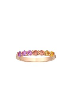 Coloured Gems Eternity Ring