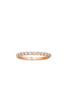 18K Rose Gold Diamond Ring ​