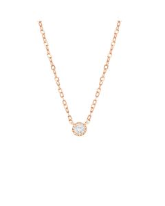 KStyle Diamond Rose Gold Necklace