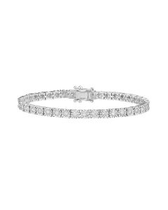 White Gold Diamond Tennis Bracelet 