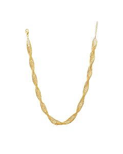 916 Gold Intertwine Necklace 