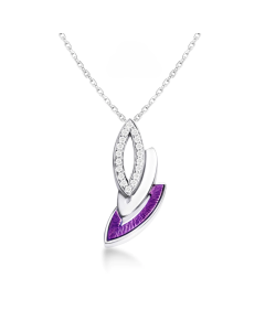 Jewellery Motif Diamond White Gold Pendant