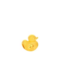  999 Gold Fantasy Collection Baby Duck Charm