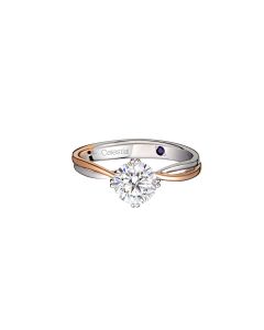 Interlaced Solitaire Ring