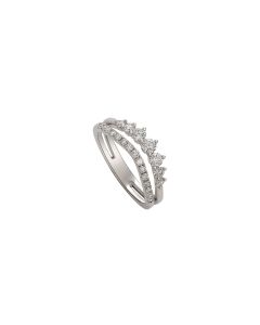 Layered Tiara Diamond Ring